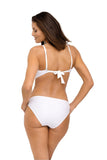 Cuban-Inspired Cut-Out One-Piece Swimsuit with Frill