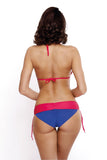 Elegant Two-Piece Push-Up Swimsuit in Summer Colors
