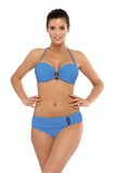 Elegant Two-Piece Swimsuit with Stylish Jewelry Accents