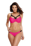 Colorful Push-Up Swimsuit with Adjustable Straps