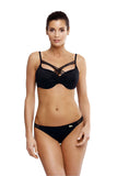 Colorful Push-Up Swimsuit with Adjustable Straps