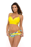 Seductive 3-Piece Swimsuit Set with Lingerie-Inspired Bra