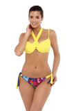 Versatile Tied Swimsuit with Push-Up Design