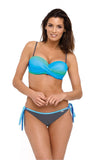 Colorful Push-Up Swimsuit with Adjustable Straps
