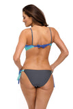 Colorful Push-Up Swimsuit with Adjustable Straps