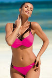 Colorful Push-Up Swimsuit with Adjustable Straps