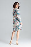 Shirt Dress with Waist Tie and Decorative Springs