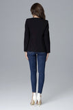 Elegant Long-Sleeved Jacket with No Fastening