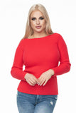 Classic Striped Boat Neck Sweater in Soft Yarn