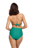 Colorful Retro Floral Push-Up Swimsuit for Women