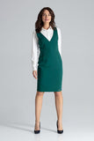 Sleeveless Open Back Midi Dress with Fitted Top