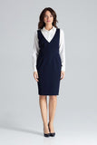 Sleeveless Midi Dress with Open Back and Decorative Details