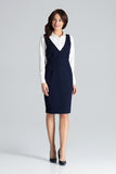 Sleeveless Midi Dress with Open Back and Decorative Details