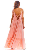 Flattering Loose Oversized Summer Dress with Flounce