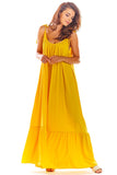 Flattering Loose Summer Dress with Back Neckline