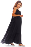 Flattering Loose Summer Dress with Flouncy Hem