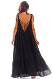 Flattering Loose Summer Dress with Flouncy Hem