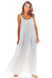 Flattering Loose Oversized Summer Dress with Flounce