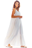 Flattering Loose Oversized Summer Dress with Flounce