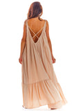 Flattering Loose Summer Dress with Flounce Hem