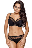 Delicate Floral Lace and Smooth Fabric Feminine Panties