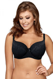 Elegant Nursing Bra with Padded Cups and Quick Access Clasp