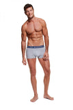 Men's Classic Boxer Shorts Set in Grey and Navy
