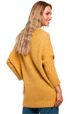 Fleecy Oversized Sweater with Elongated Cut
