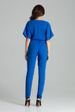 Elegant Kimono Sleeve Jumpsuit with Elastic Waist