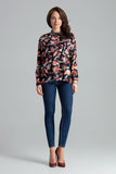 Simple Button-Up Long Sleeve Shirt with Front Pocket