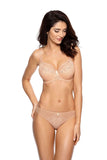 Girlish Lace-Trimmed Semi-Padded Bra for Perfect Shape