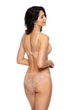 Girlish Lace-Trimmed Semi-Padded Bra for Perfect Shape