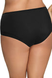 Elegant Black Lace-Trimmed Transparent Panties
