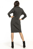 Cozy Turtleneck Loose-Fitting Knit Dress for Everyday Wear