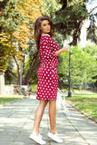 Women's Front Tie Sports Dress with Pockets & 3/4 Sleeves