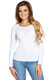 Elegant Long-Sleeved Blouse in Assorted Colors