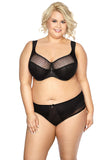 Elegant Embroidered Bra with Adjustable Straps