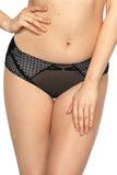 Elegant Embroidered Lace Ladies Panties with Ribbons