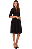 Elegant Flared Midi Dress for Timeless Style
