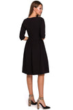 Elegant Flared Midi Dress for Timeless Style