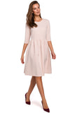 Elegant Flared Midi Dress for Timeless Style