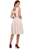 Chic Backless Flared Dress for Every Occasion