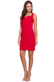 Elegant Sleeveless Mini Dress with Square Neckline
