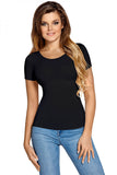 Soft & Comfortable Short Sleeve Basic Blouse