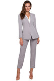 Stylish Slim-Fit Lined Jacket with One Button Closure