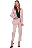 Stylish Slim-Fit Lined Jacket with One Button Closure
