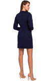 Asymmetrical Overlap Dress with Envelope Top