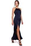 Ultra Feminine Halter Neck Maxi Dress for Stunning Elegance
