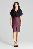 Elegant Black Kimono Sleeve Dress with Ruffle Detail