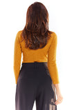 Long Sleeve Fitted Half-Golf for Office Style
